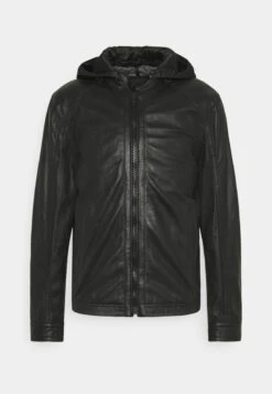 Strellson FANE - Lederjacke - Black -Strellson 03ee96c52d6d496a8eeff456bfc1dab9