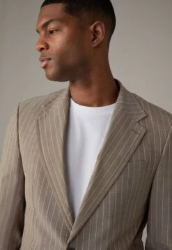 Strellson ALFIE - Sakko - Beige Gestreift -Strellson 238fac464d004ca9a2624f76faca6683
