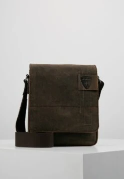 Strellson RICHMOND SHOULDERBAG - Umhängetasche - Dark Brown