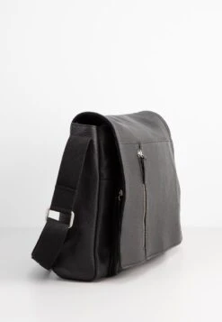 Strellson KENNINGTON MESSENGER LHF / NF VON NEWTON SERIE - Umhängetasche - Black -Strellson 94db2b235852414e985be0daefcc0ecd