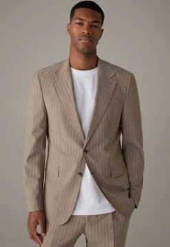 Strellson ALFIE - Sakko - Beige Gestreift