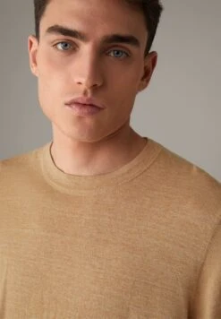 Strellson ZION - Strickpullover - Hellbeige Meliert -Strellson e1e09c9cc1cf49edb54ad73a4f585bb9